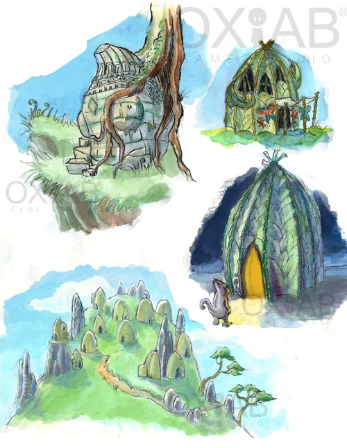 The backgrounds of Canvaleon