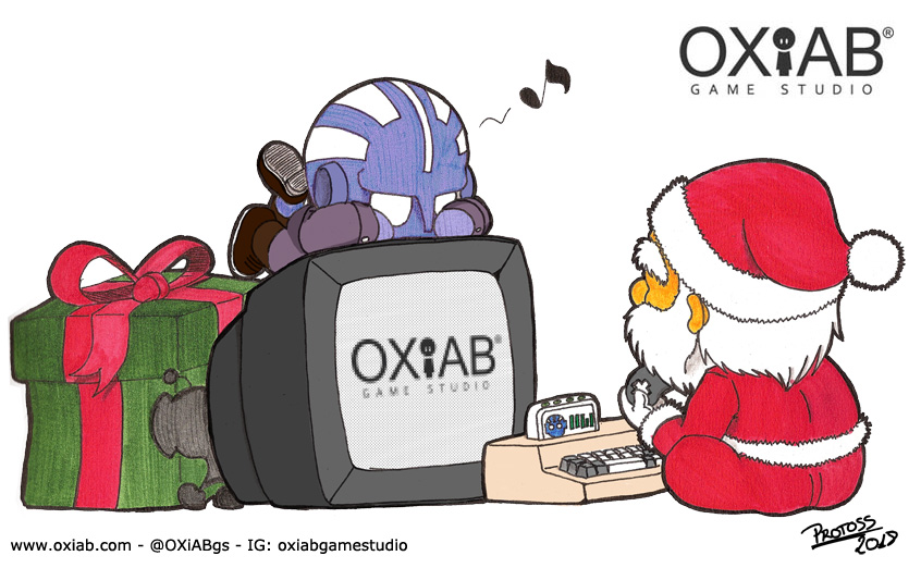 Merry Christmas 2018 & Holidays from OXiAB Game Studio